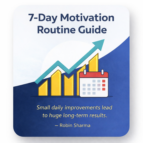 7 Day motivation Routine Guide